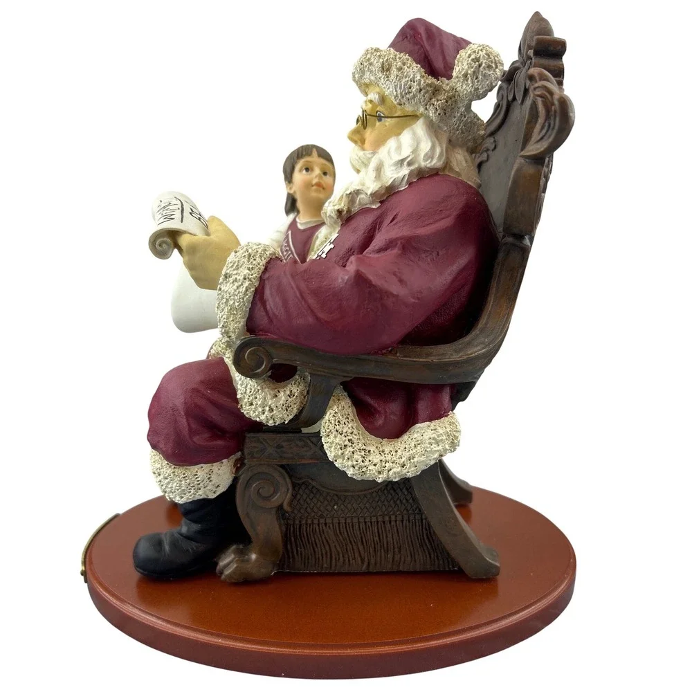 Texas A&M Wishlist Santa Figurine Collegiate Collectables Limited Series 2000‎